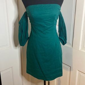 Woven Jade Dress